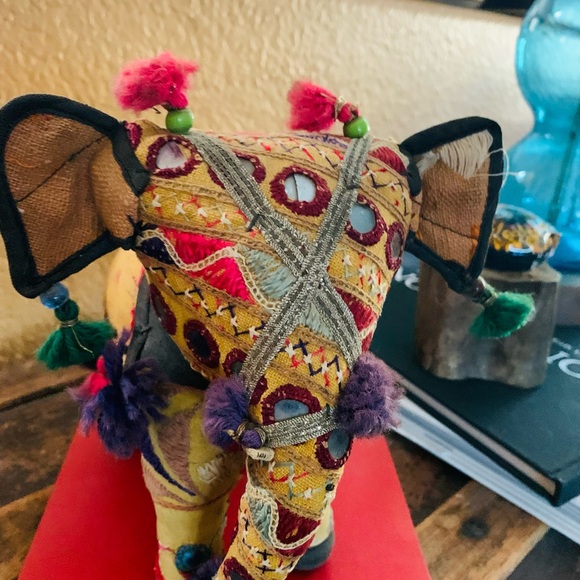 Vintage Anglo Raj cotton handmade elephant - Picture 4 of 7